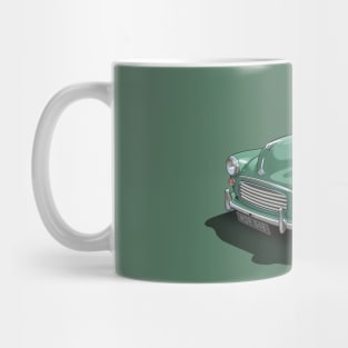 Morris Minor in almond green Mug